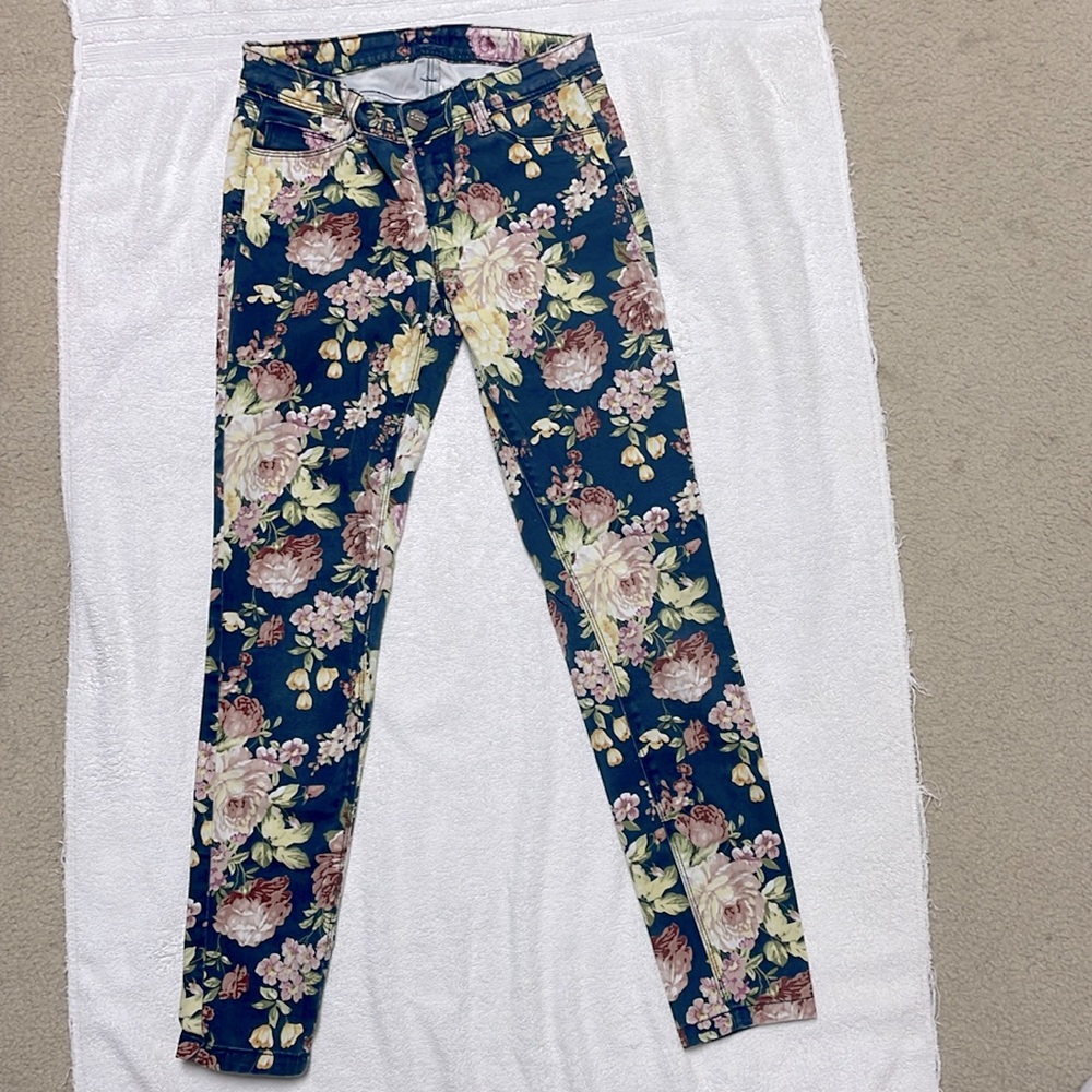 Floral Jeans